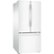 Angle. Samsung - 21.8 Cu. Ft. French Door Refrigerator - White.