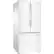 Angle. Samsung - 21.8 Cu. Ft. French Door Refrigerator - White.