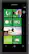 Front Standard. Nokia - Lumia 800 with 16GB Memory Cell Phone (Unlocked) - Black.