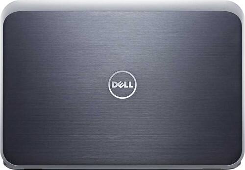 Front Standard. Dell - Inspiron Ultrabook 14" Laptop - 8GB Memory - 500GB Hard Drive - Moon Silver.