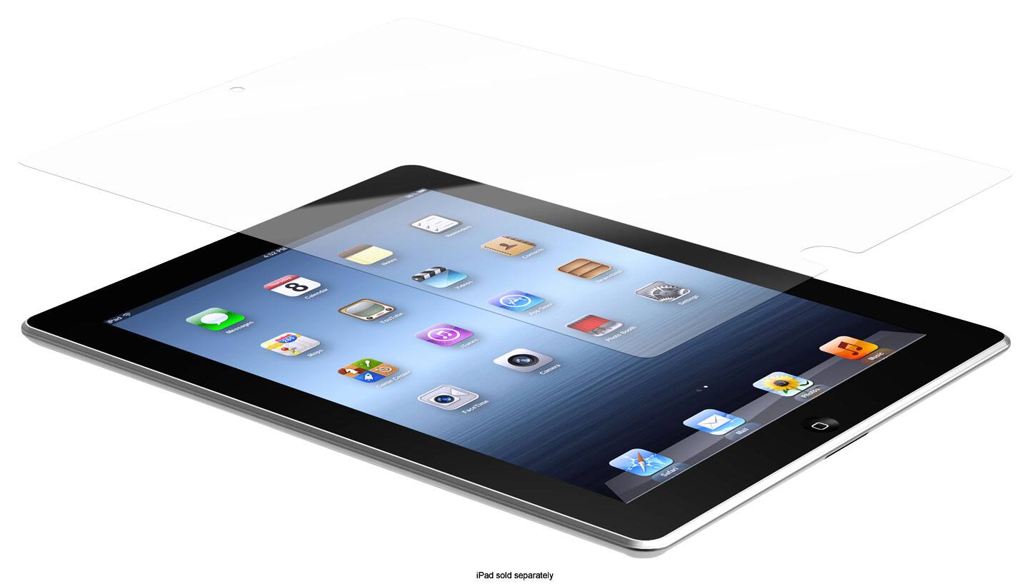 Speck - ShieldView Screen Protectors for Select Apple® iPad® Models (2-Pack) - Clear - Larger Front