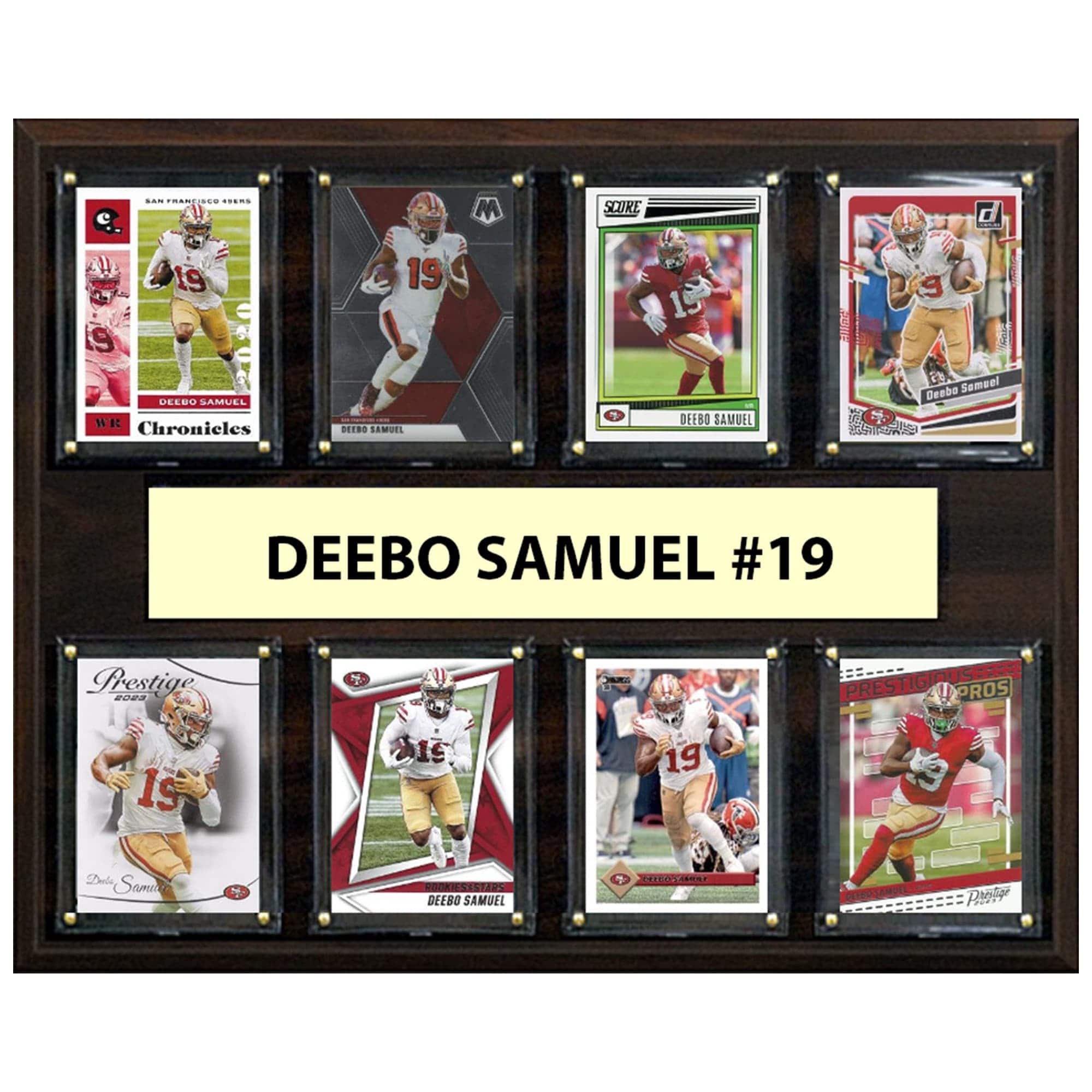 "C&I Collectibles - Deebo Samuel Sr San Francisco 49ers 12"" x 15"" Trading Card Plaque - Multicolor" price history on PriceWatchPro