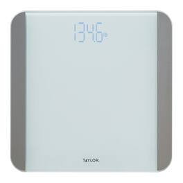 Taylor Precision Products - Digital Motion Sensor Bathroom Scale 440-Lb Capacity - White