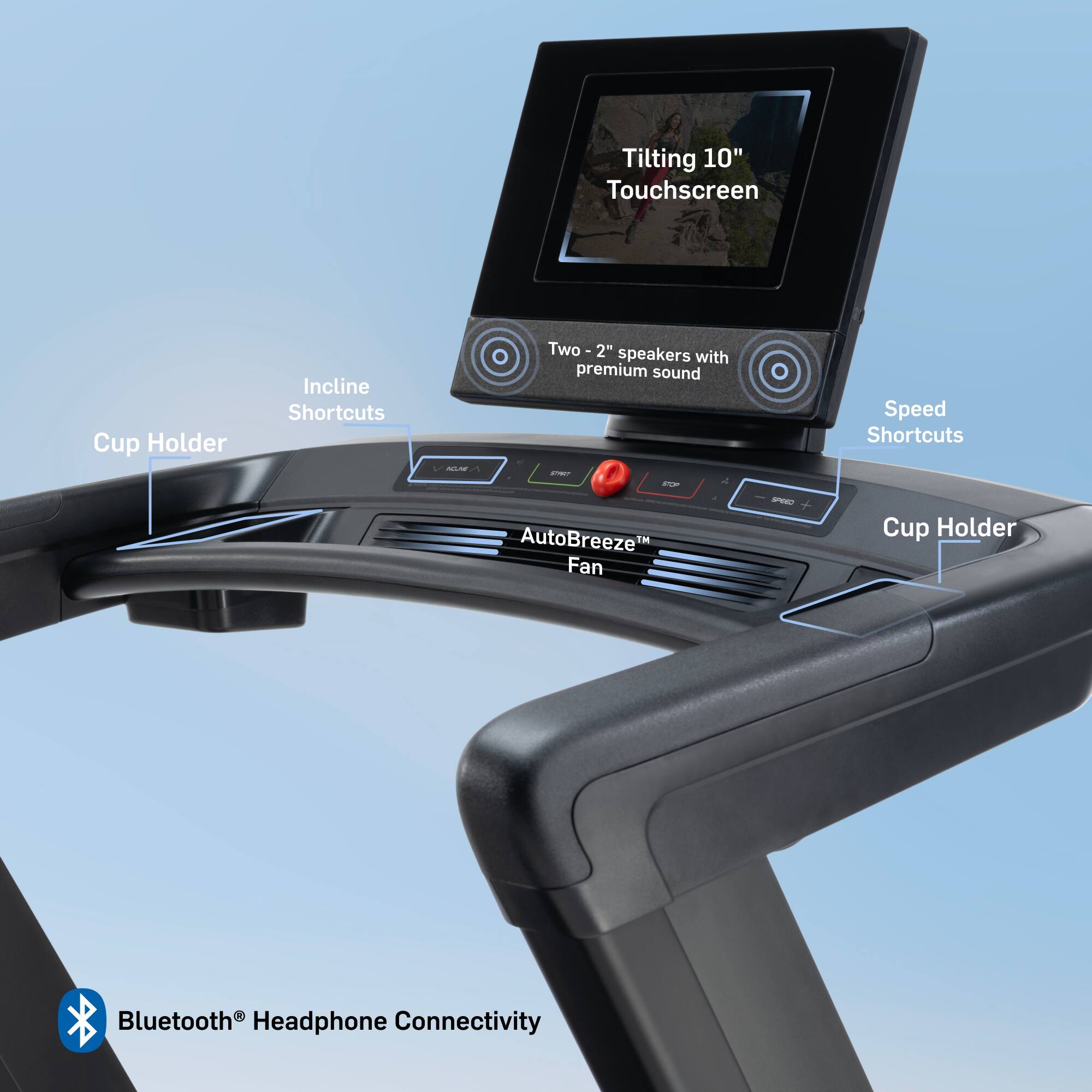 Ipad Holder Proform Carbon Hiit H7 Tablet Holder NordicTrack