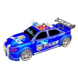 Kitcheniva - Kids Friction Powered Police Car With Siren Sound Lights Toy - Blue