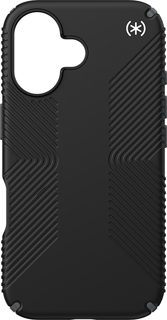 Speck - Presidio2 Grip with MagSafe Case - iPhone 16 - Black