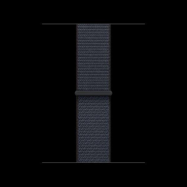 Front. Apple - Apple Watch Sport Loop Band 40mm INK - Ink.
