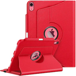 Kitcheniva - Smart Rotating Case For iPad A16 11th 2025 And iPad 10th 2022 Stand Cover - Red