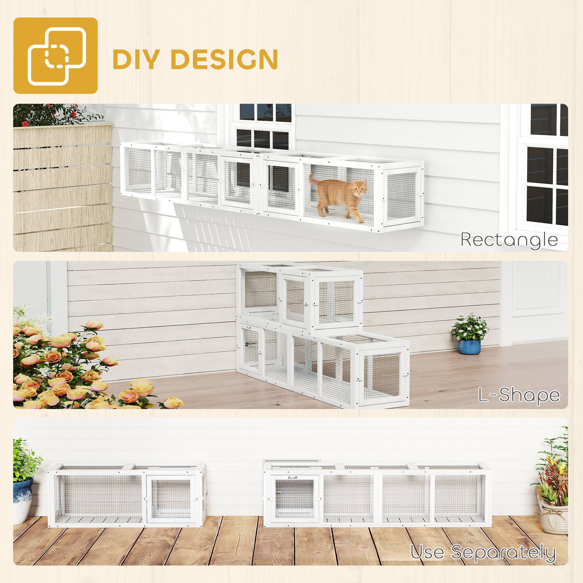 DIY DESIGN

Rectangle

L-Shape

Use Separately