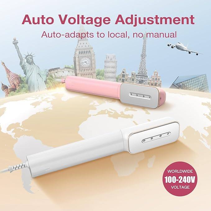 Auto Voltage Adjustment  
Auto-adapts to local, no manual  
WORLDWIDE 100-240V VOLTAGE