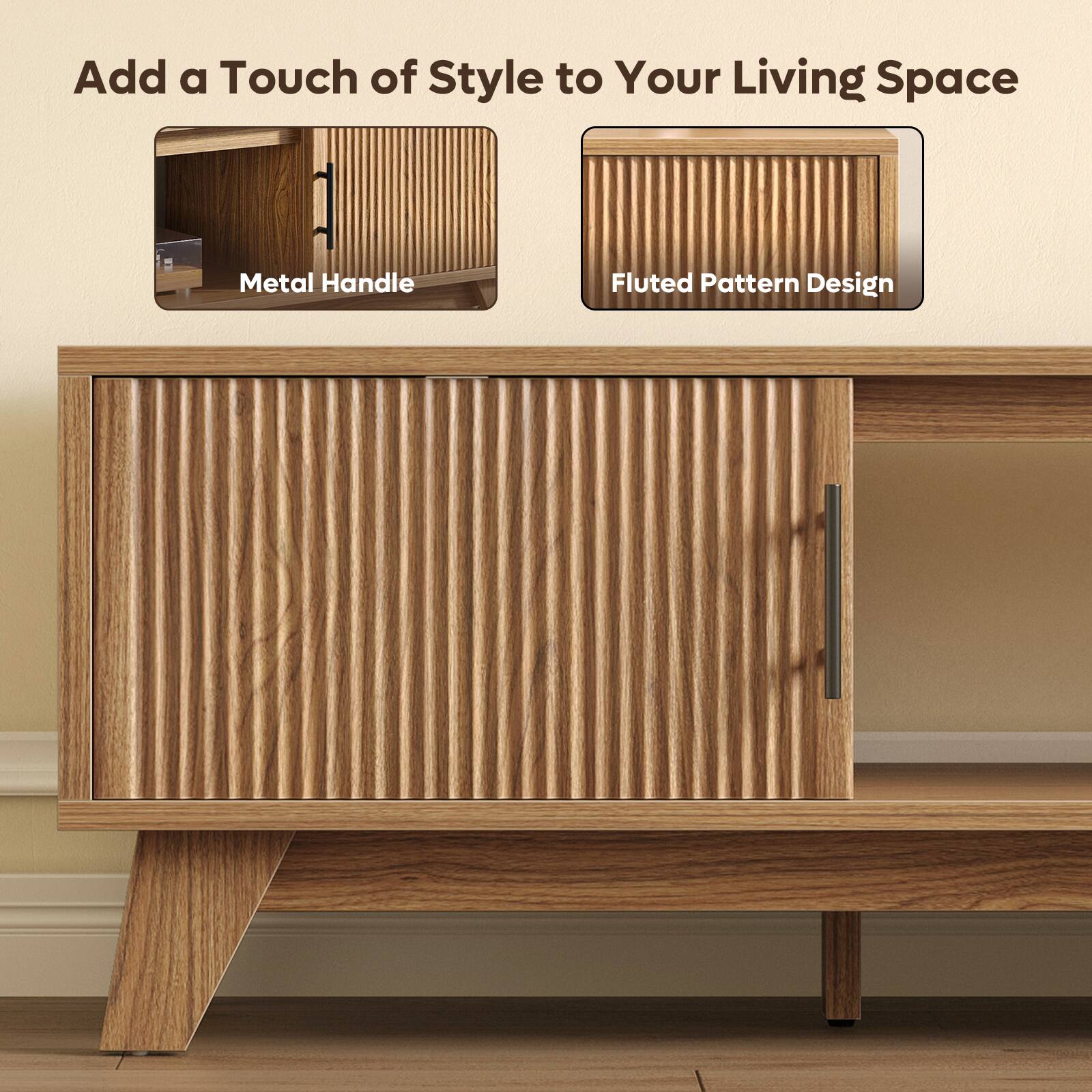 Add a Touch of Style to Your Living Space

Metal Handle

Fluted Pattern Design