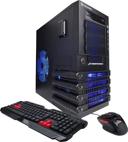 Front Standard. CyberPowerPC - Gamer FTW Desktop - 16GB Memory - 2TB Hard Drive + 60GB Solid State Drive.
