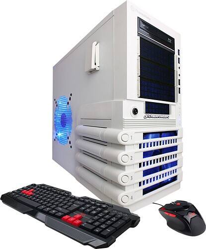 Front Standard. CyberPowerPC - Gamer Supreme Desktop - 16GB Memory - 2TB Hard Drive + 120GB Solid State Drive.