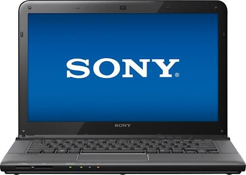Front Standard. Sony - VAIO E Series 14" Laptop - 4GB Memory - 500GB Hard Drive.