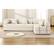 Alt View 8. KERDOM - L-Shaped Corduroy Couch Chaise Lounge, 78'' Foldable Sofa Bed 2pcs Combined, Spliced Block Modular Sectional Sponge Sofa - Beige.