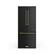 Front. Thor Kitchen - Gordon Ramsay Series by Thor Kitchen 17.5 Cu. Ft. Counter Depth Refrigerator with Bronze Hardware - Black.