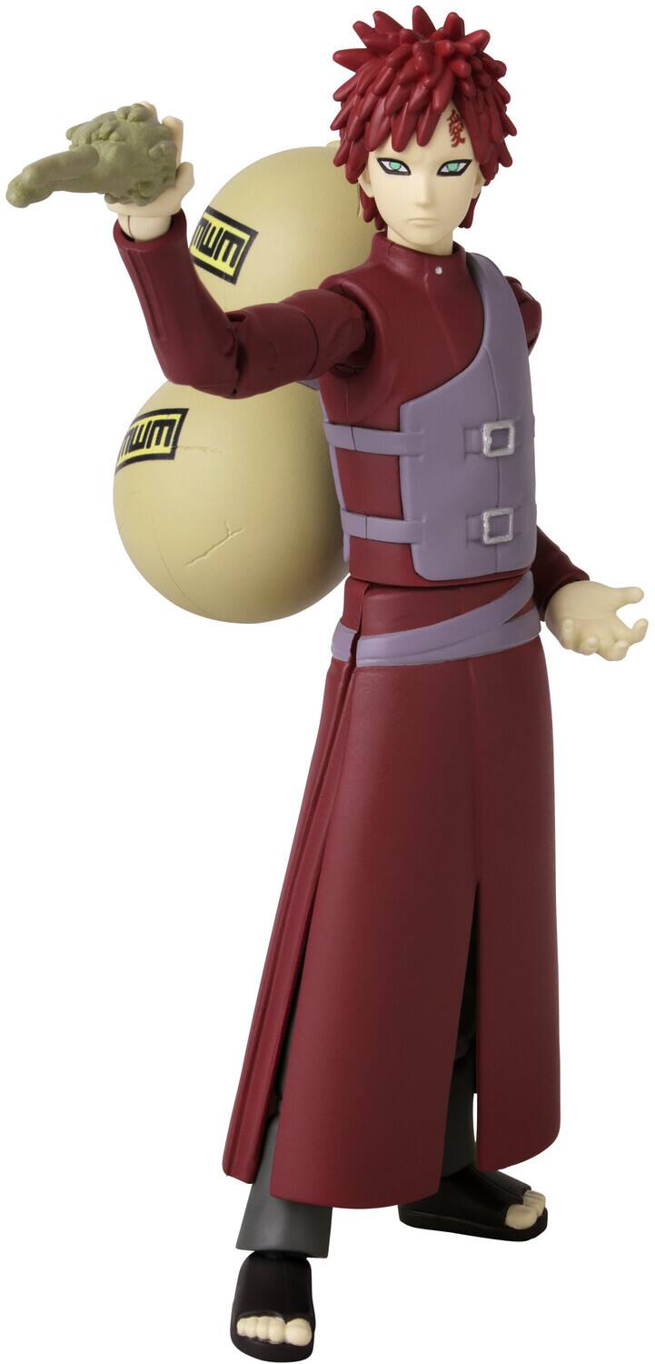 Alt View 3. Bandai - Bandai America - Anime Heroes Naruto Gaara 6.5 Action Figure   - COLLECTIBLES - Multicolor.