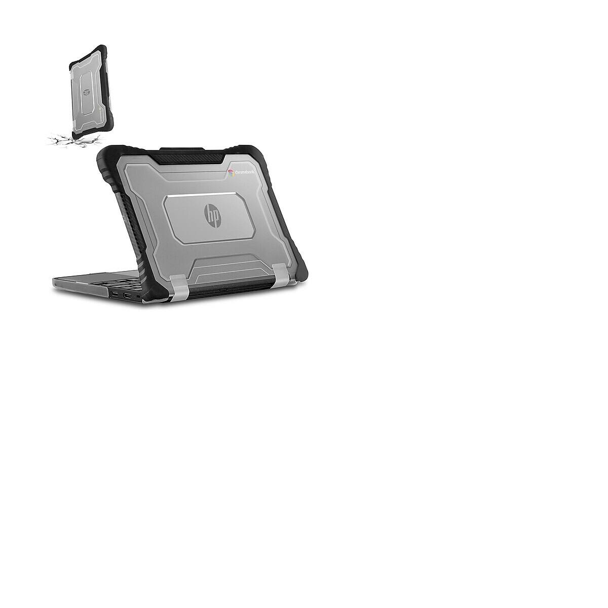 Angle. Techprotectus - TechProtectus HPG9 Chromebook case-Clear (TP-HP-G9) - Clear.