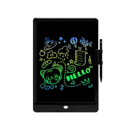 Front. Sahara - 10" Digital Writing Notepad – Color Screen One-Click Erase & Lock |Paperless Notebook for School, Office & On-the-Go - Black.