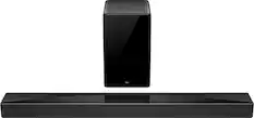Front. TCL - Q75H Q Class 5.1.2 Channel Soundbar with Dolby Atmos, Ray Danz Technology, and Wireless Subwoofer - Black.