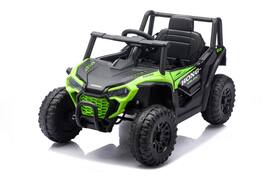 BreeBe - 12V Kids Electric UTV Ride On Car w/ Remote Control, Electric Toy Car for Boys & Girls Ages 3-6 - Green