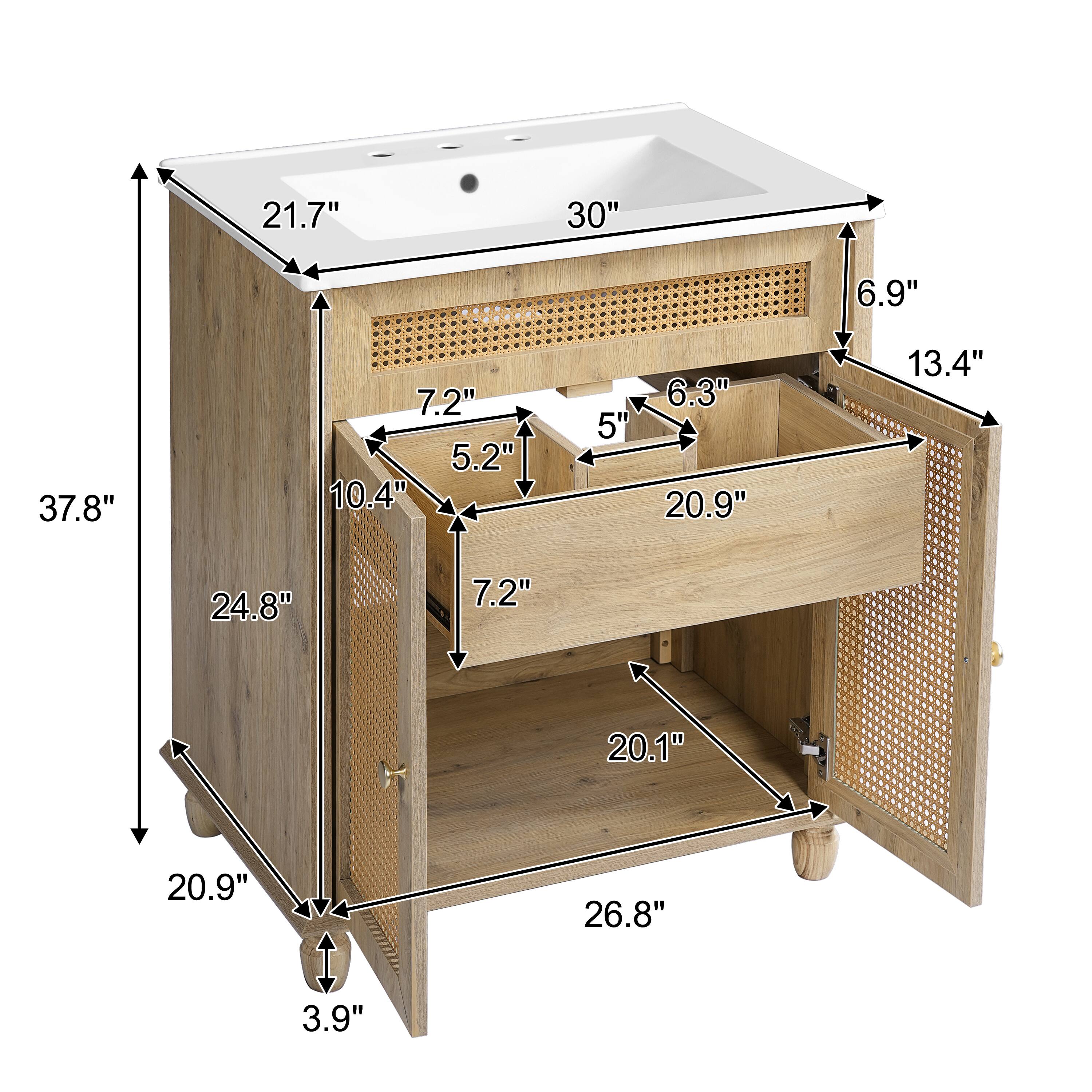 21.7"  
30"  
6.9"  
37.8"  
7.2"  
5.2"  
10.4"  
5"  
6.3"  
20.9"  
13.4"  
24.8"  
7.2"  
20.1"  
26.8"  
3.9"