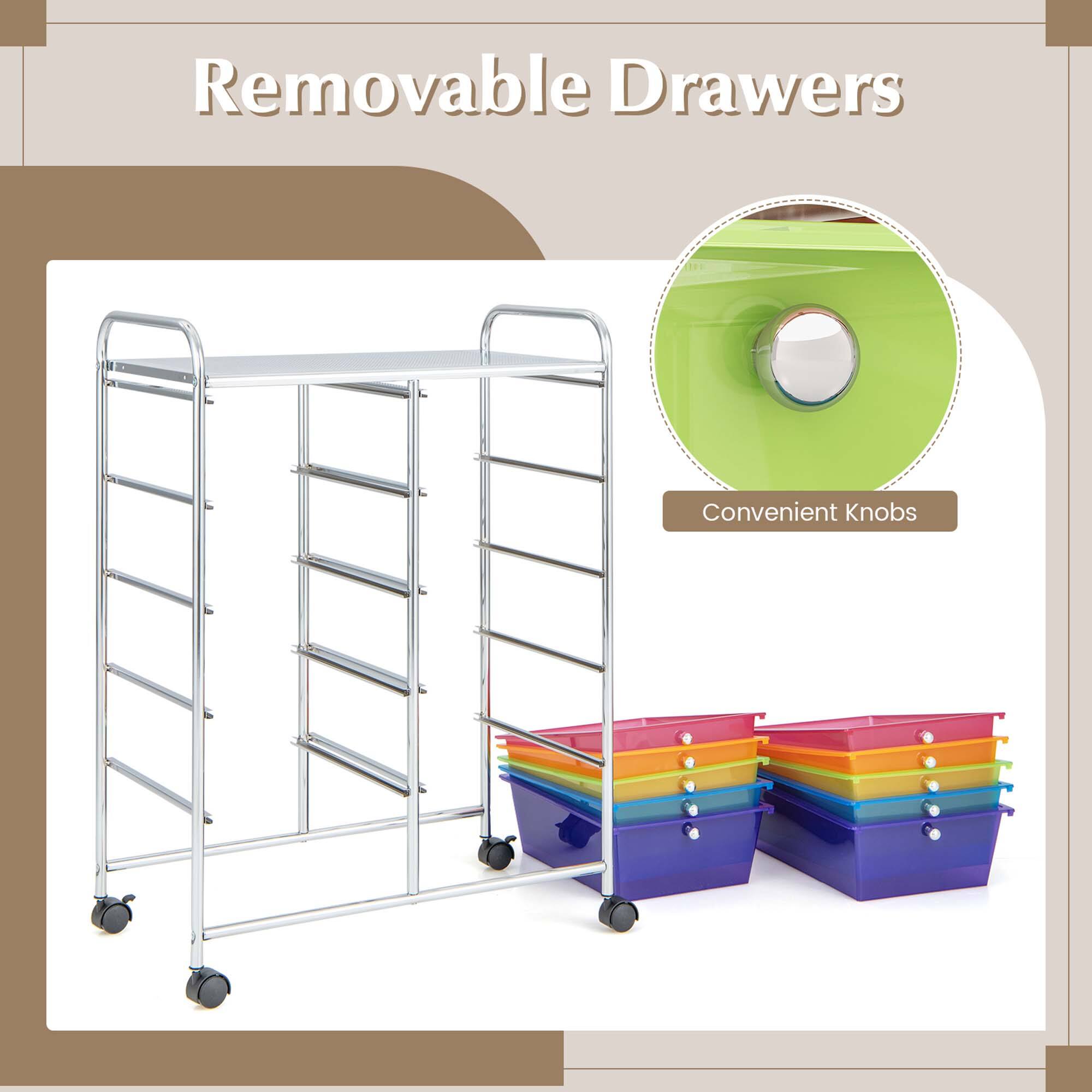 Removable Drawers Convenient Knobs