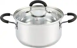 3 qt. Sauce Pot Casserole Pan Stockpot saucier Dutch Oven, Silver