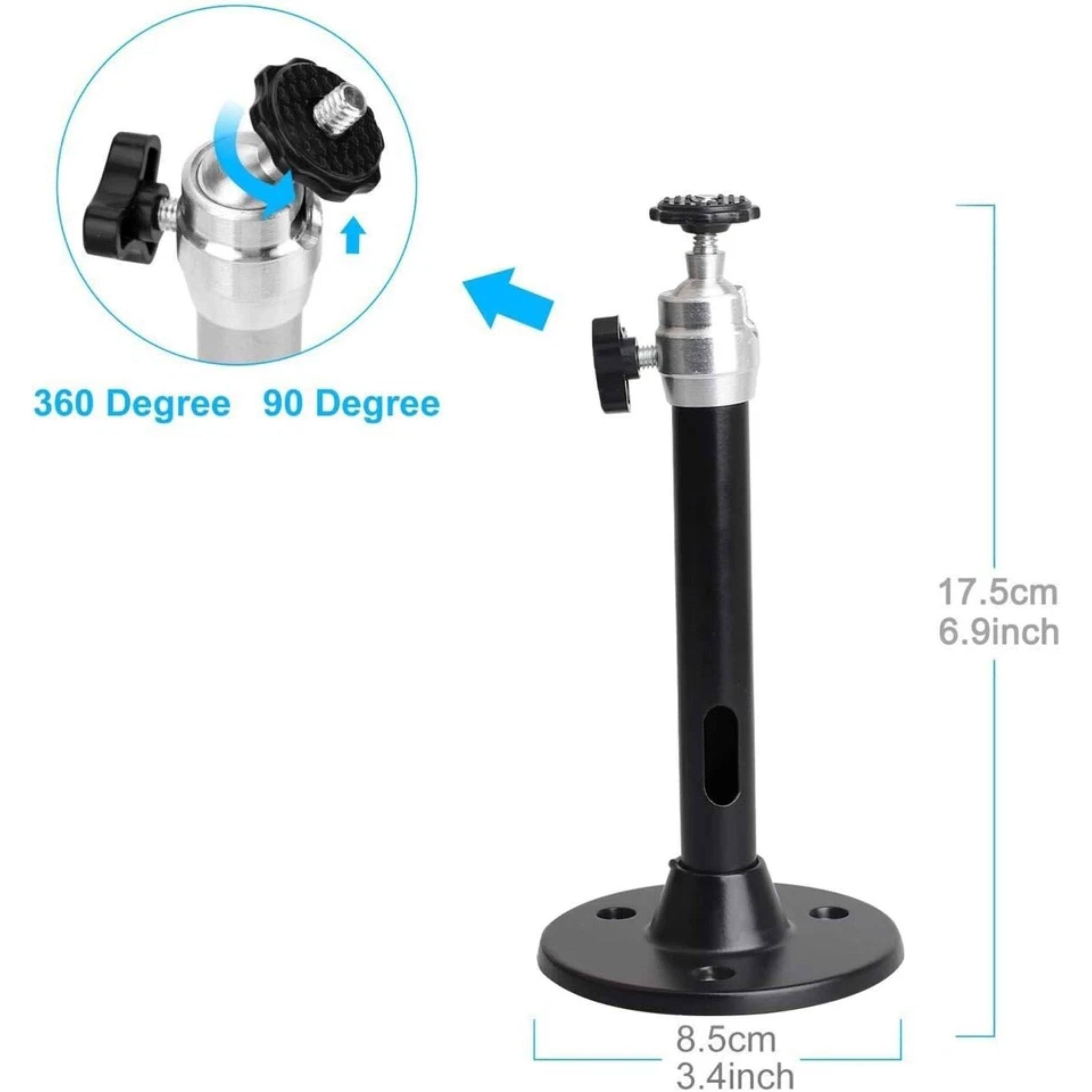 360 Degree 90 Degree  
17.5cm 6.9inch  
8.5cm 3.4inch