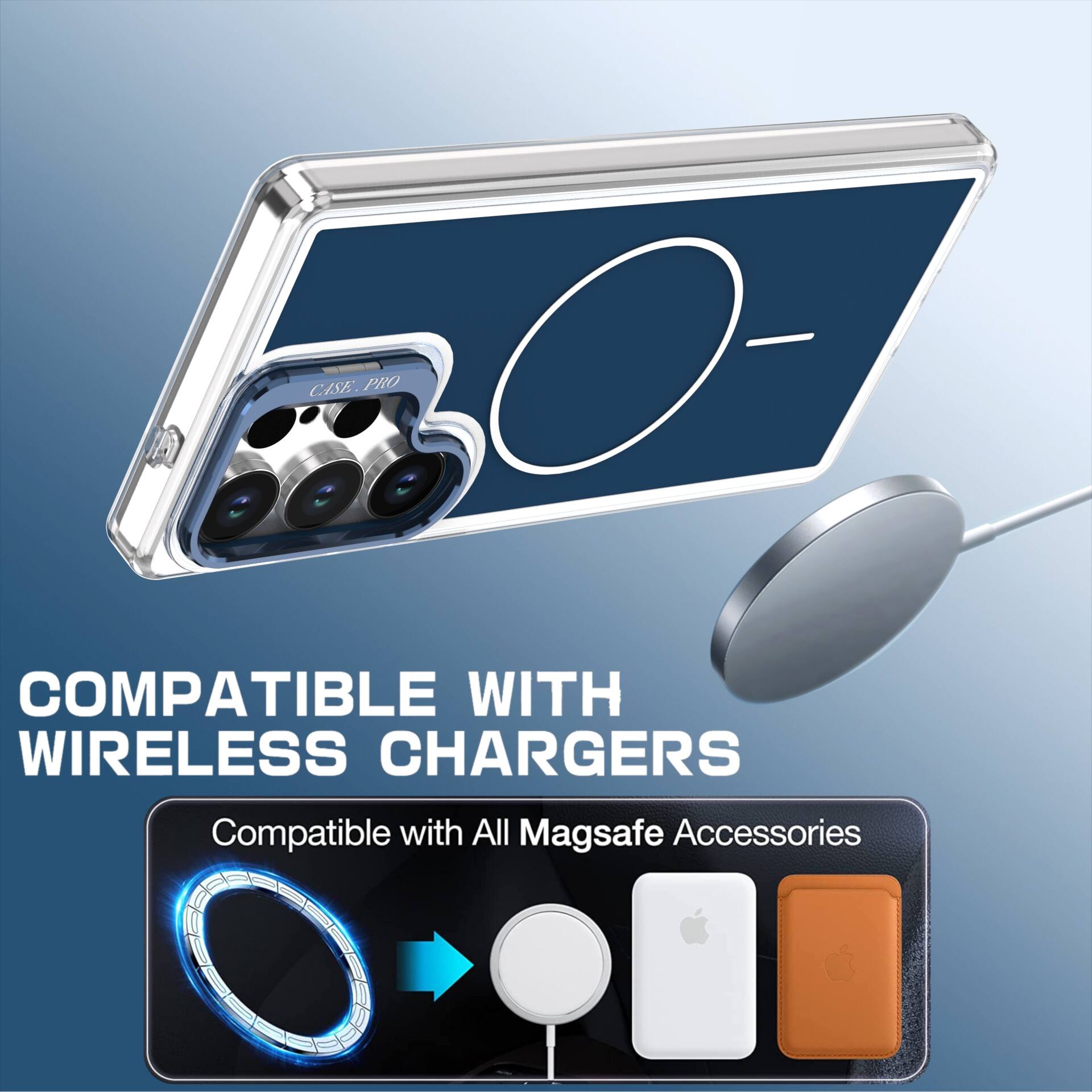 COMPATIBLE WITH WIRELESS CHARGERS  
Compatible with All Magsafe Accessories