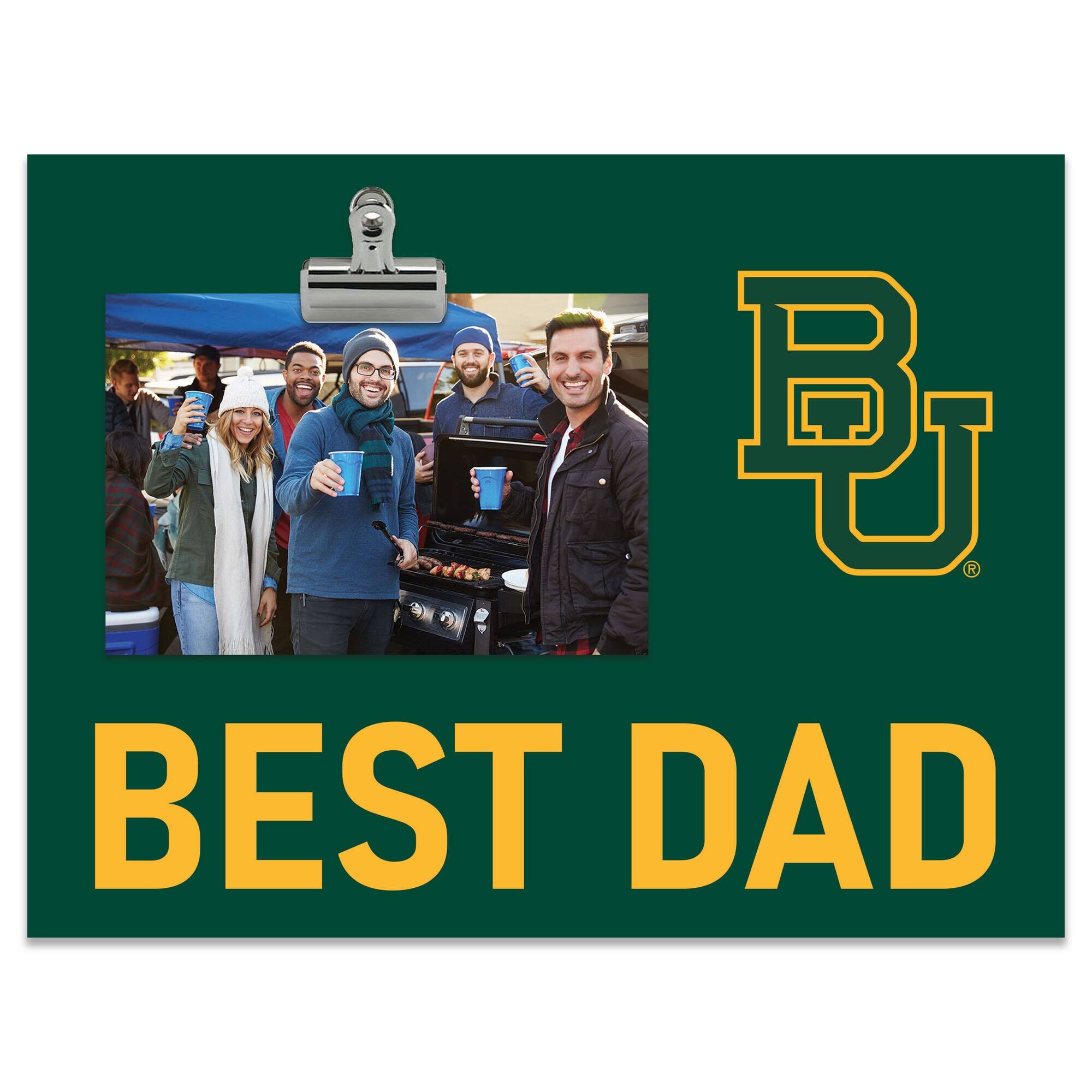Fan Creations - Baylor Bears 8" x 10.5" Briteline Best Dad Clip Frame - Multicolor