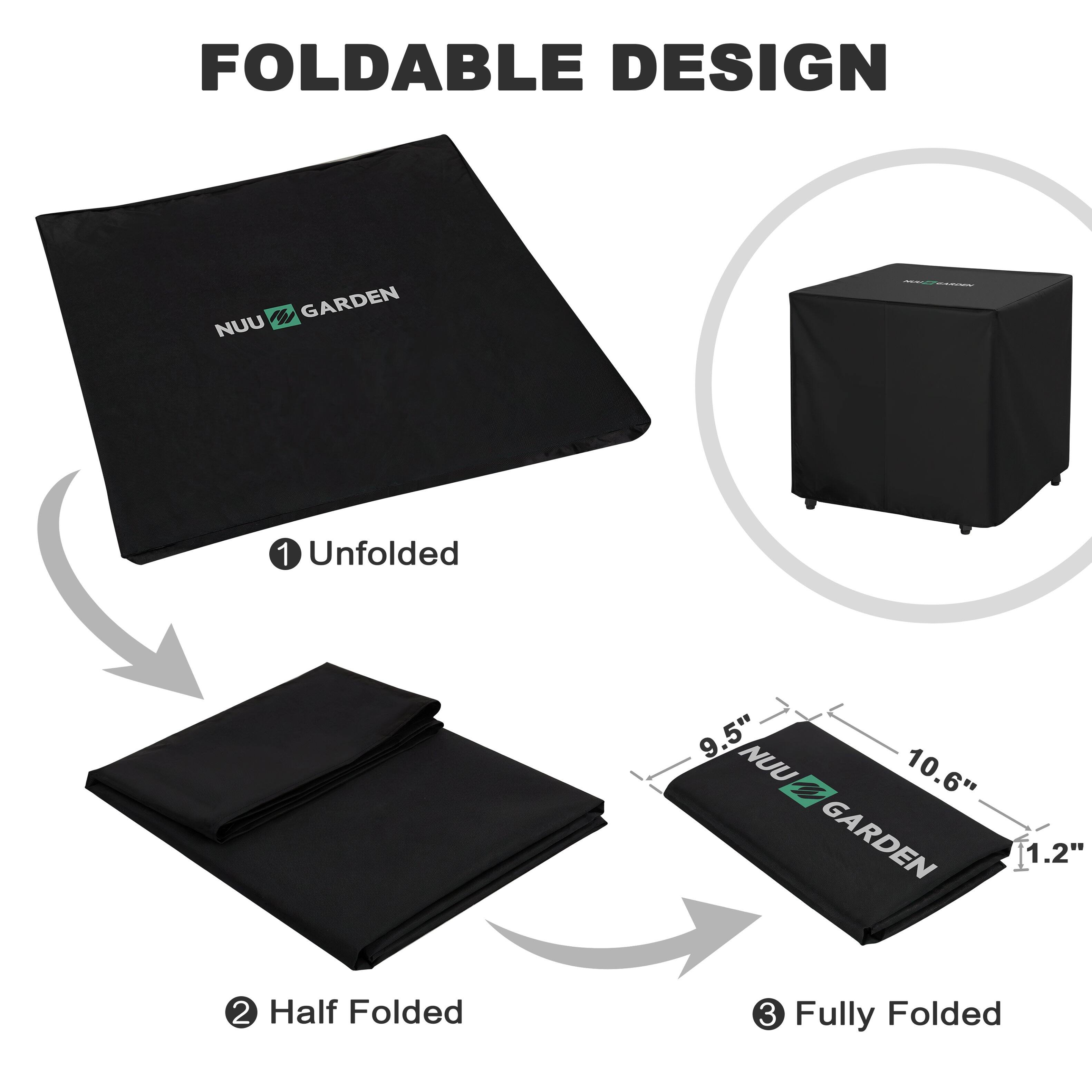 FOLDABLE DESIGN

NUU GARDEN

1. Unfolded
9.5" x 10.6" GARDEN

2. Half Folded

3. Fully Folded