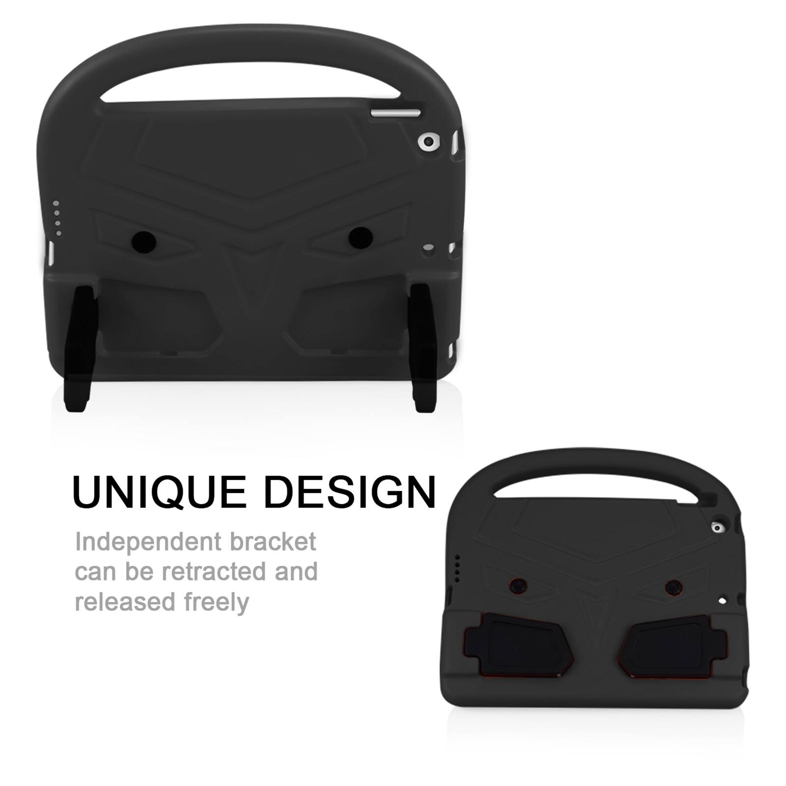 UNIQUE DESIGN  
Independent bracket can be retracted and released freely