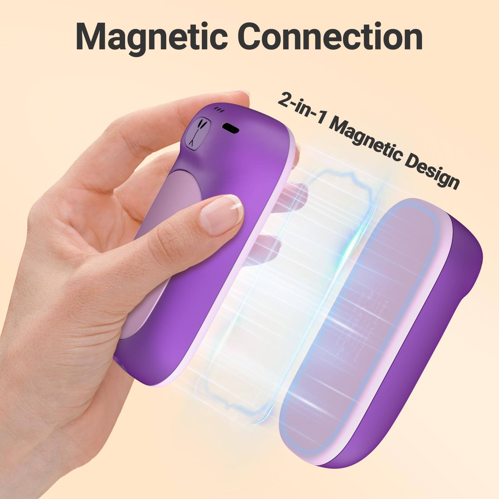 Magnetic Connection  
2-in-1 Magnetic Design