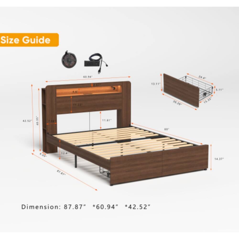Size Guide

Dimension: 87.87" * 60.94" * 42.52"

- 87.87"
- 60.94"
- 42.52"
- 13.11"
- 24.4"
- 4E
- 11.22"
- 30.39"
- 5.11"
- 15.85"
- 40.35"
- 7.08"
- 11.61"
- 80"
- 5.89"
- 12.4"
- 14.37"
- 87.87"