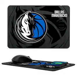 Keyscaper - Dallas Mavericks Wireless Charger & Mouse Pad - Multicolor