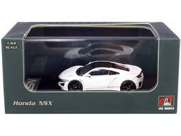 Honda NSX Top 1/64 Diecast Model Car by LCD Models - White with Carbon