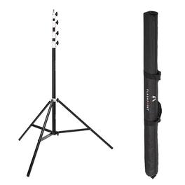 Flashpoint - Pro Heavy-Duty Air-Cushioned Light Stand (White, 13')