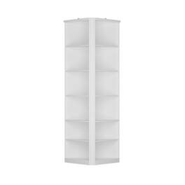 FUFU & GAGA - FUFU&GAGA Corner Storage Shelf: Space - Saving, Multi - Tier, Decor - Friendly - White