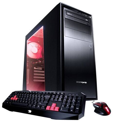 Front Standard. iBUYPOWER - Desktop - 8GB Memory - 1TB Hard Drive + 120GB Solid State Drive.