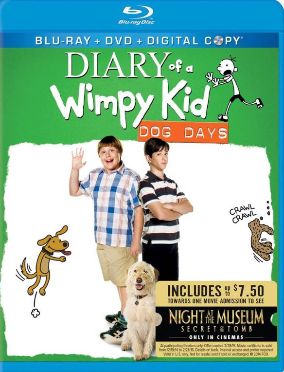  Diary of a Wimpy Kid: Dog Days [2 Discs] [Blu-ray/DVD] [2012]