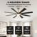 6 Adjustable Speeds for Personalized Comfort and Cooling
- Quiet DC Motor
- Energy Efficiency
- Timing
SPEED 1-2
- Relax and Sleep
SPEED 3-4
- Cooking and Dining
SPEED 5-6
- Exercise and Workouts