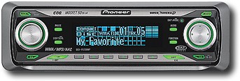 PIONEER DEH-P7400MP OEL DISPLAY MP3 WMA CD RADIO 50W X4 DAB CD CHANGER CONTROL 