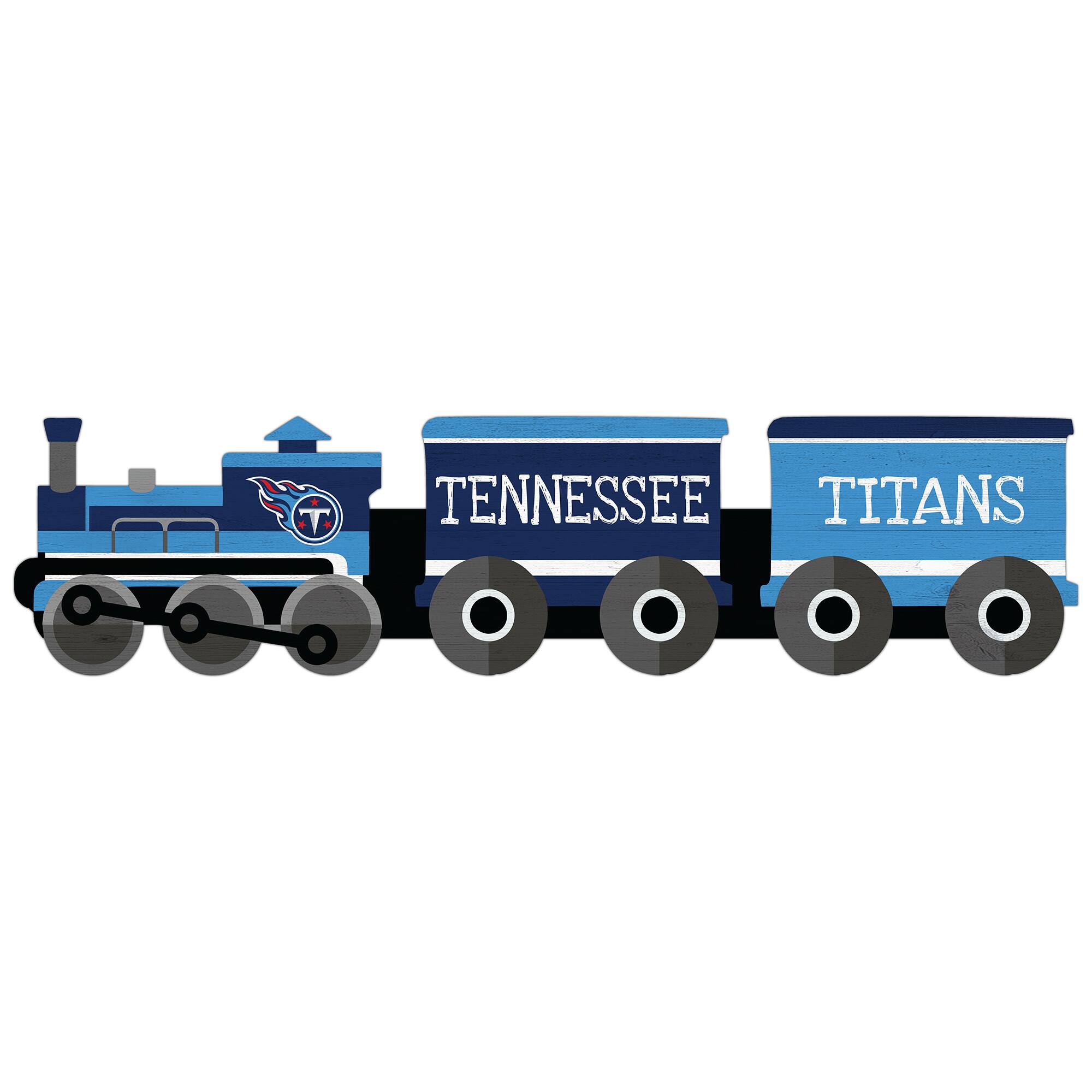 Tennessee Titans 6'' x 24'' Train Cutout Sign