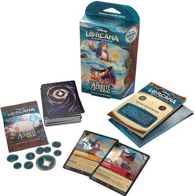 Disney Lorcana: Azurite Sea Single Player Deck Styles May Vary Disney Lorcana: Azurite Sea Single Player Deck Styles May Vary