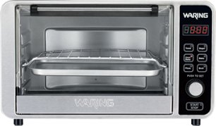 Waring Pro - Convection Toaster/Pizza Oven - Black - Angle