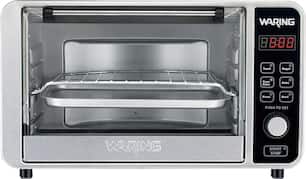 Waring Pro - Convection Toaster/Pizza Oven - Black - Angle
