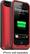 Angle. mophie - juice pack air External Battery Case for Apple® iPhone® SE, 5s and 5 - (PRODUCT) RED.