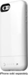 Front. mophie - juice pack air Charging Case for Apple® iPhone® SE, 5s and 5 - White.