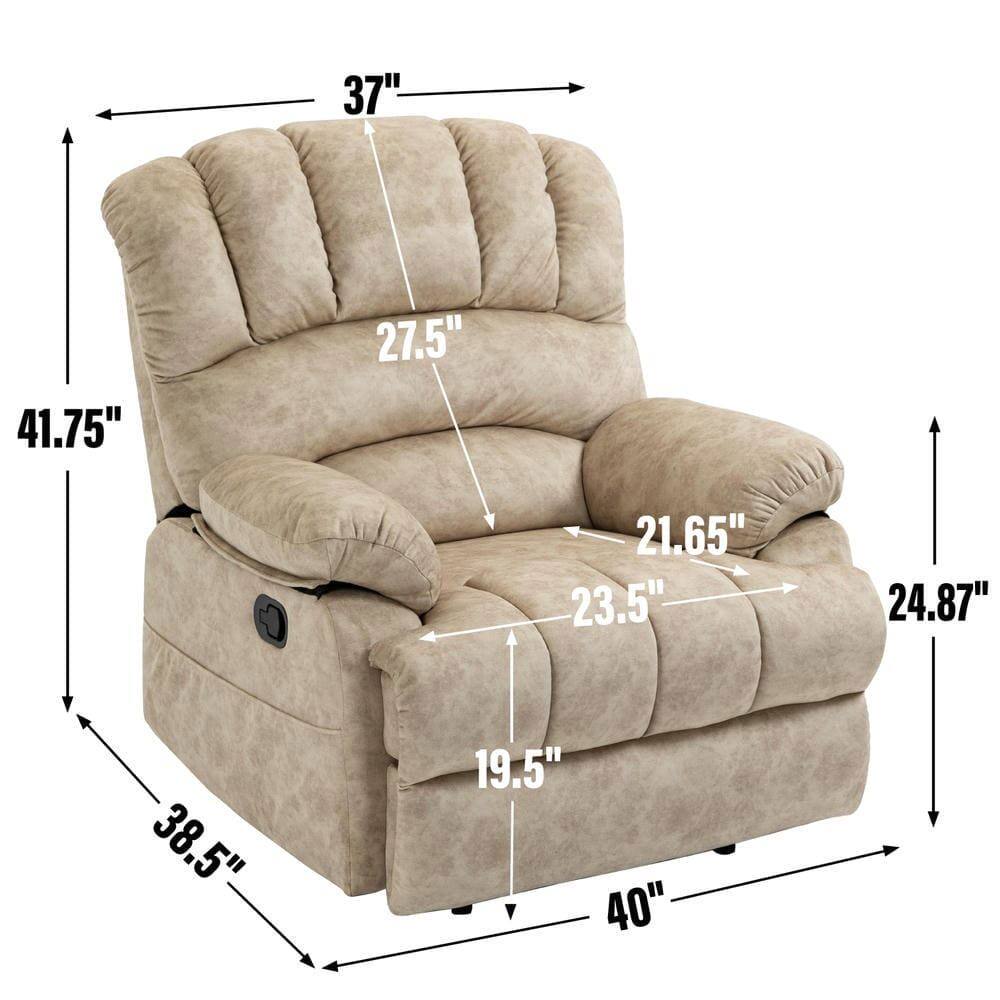 Sure, here are the measurements grouped and corrected:

- Width: 41.75"
- Depth: 40"
- Height: 37"
- Seat Height: 19.5"
- Seat Depth: 23.5"
- Arm Height: 27.5"
- Arm Width: 21.65"
- Back Height: 41.75"
- Overall Width: 40"
- Overall Depth: 38.5"
- Overall Height: 41.75"
- Armrest Height: 27.5"
- Armrest Width: 21.65"
- Seat Width: 23.5"
- Seat Depth: 24.87"